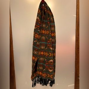 Tribal Fringe Large Scarf